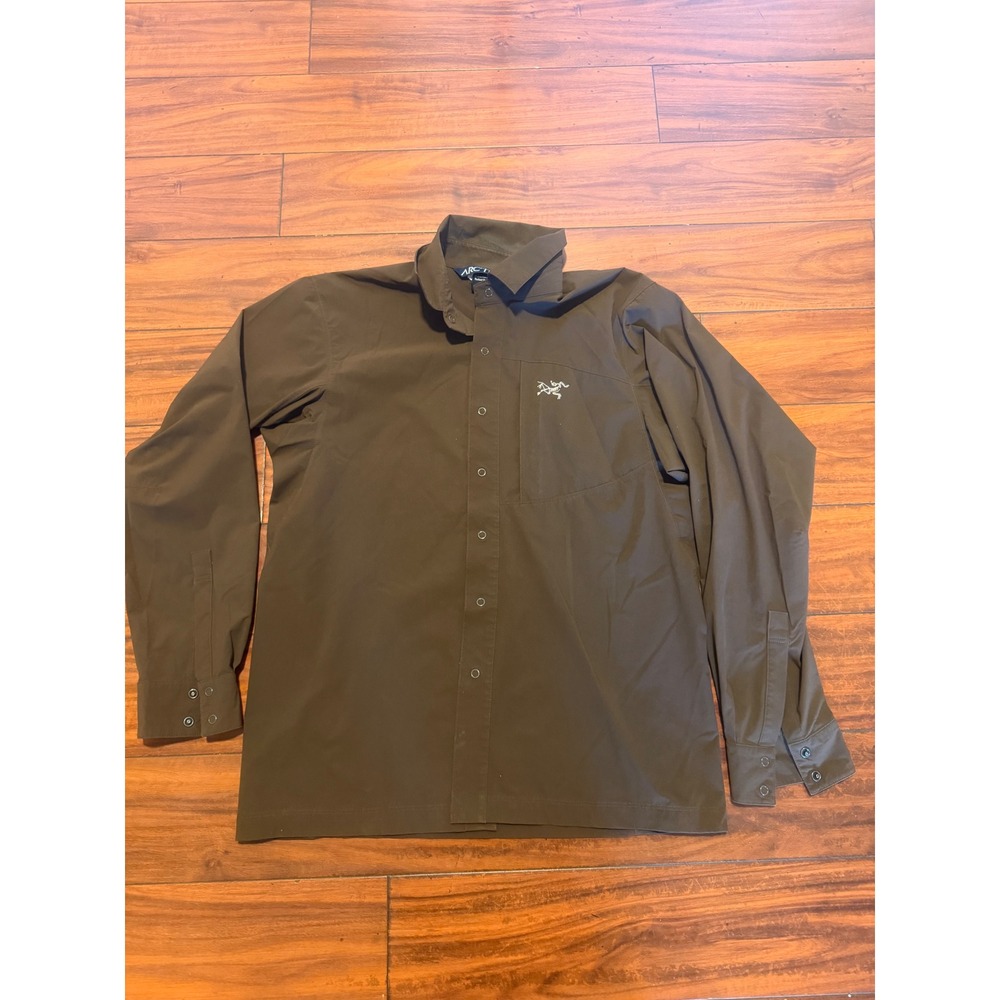 Vintage Arc'teryx Shirt Jacket  Small Brown Y2K Gorpcore Software Rare